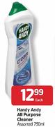 Handy Andy All Purpose Cleaner-750ml Each