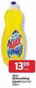 Ajax Dishwashing Liquid-750ml Each