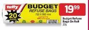 Tuffy Budget Refuse Bags On Roll -20's