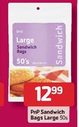 Pnp Sandwich Bags Large -50's