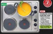 Defy Stainless Steel Slimline Hob-592mm(DHD358)
