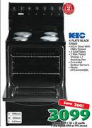 KIC 4 Plate Black Stove(KFCU6004UDBL)