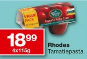 Rhodes Tamatiepasta-4x115Gm