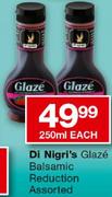DI Nigri's Glaze Balsamic Reduction-250Ml Each