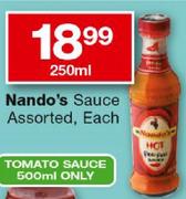 Nando's Sauce-250Ml Each