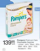 Pampers Premium Care Disposable Nappies-Per Pack
