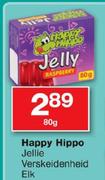 Happy Hippo Jellie Verskeidenheid-80g Each