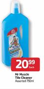 Mr-Muscle Tile Cleaner Assorted-750ml Each