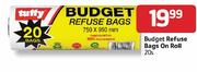 Budget-Refuse Bags On Roll-20's