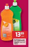 Pnp-Dishwash Liquid Assorted-750ml Each