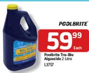 Poolbrite Tru-Blu Algaecide-2L Each