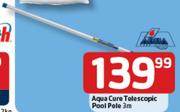 Aqua Cure Telescopic Pool Pole-3m