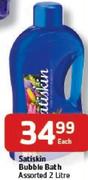 Satiskin Bubble Bath-2L Each