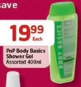 PnP Body Basics Shower Gel-400Ml Each