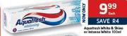 Aquafresh White & Shine Or Intense White-100Ml Each