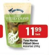Tuna Marina Pitted Olives Assorted-200g Each