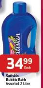 Satiskin Bubble Bath-2Ltr Each