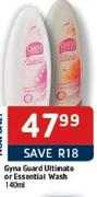 Gyna Guard Ultimate Or Essential Wash-140ml Each