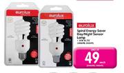 Eurolux Spiral Energy Saver Day/Light Sensor Lamp Each