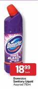  Domestos Sanitary Liquid Assorted - 750ml Each