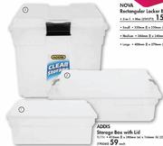 ADDIS 26Ltr Storage Box With Lid-Each