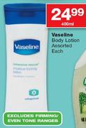 Vaseline Body Lotion-400Ml Each