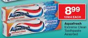 Aquafresh Extreme Clean Toothpaste-100Ml Each
