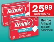 Rennie Antacid Tablets-48 Per Pack