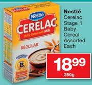 Nestle Cerelac Stage 1 Baby Cereal-250Gm Each