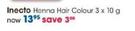Inecto Henna Hair Colour-3x10g Each