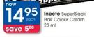 Inecto Super Black Hair Colour Cream-28ml Each