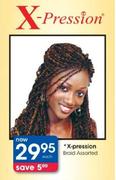 X-Pression Braid Assorted Each