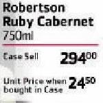 Robertson Ruby Cabernet-Per Case