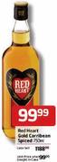 Red Heart Gold Carribean Spiced-750ml