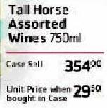 Tall Horse Wines-Per Case