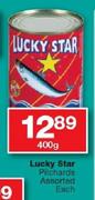 Lucky Star Pilchards Assorted-400g Each