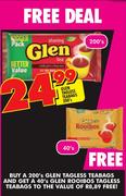 Glen Tagless Teabags-200's