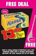 Rama Everyday 60% Fat Spread-500gm Brick