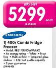 Samsung Combi Fridge Freezer-400Ltr(RB31FSRNDWW/FAX)