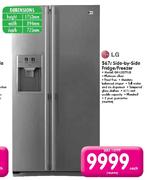 LG Side-By-Side Fridge/Freezer-567Ltr(GR-L207FLQ)