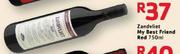  Zandvliet My Best Friend Red-750ml Each
