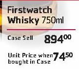 First Watch Whisky-Per Case