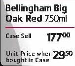 Bellingham Big Oak Red- Per case