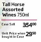 Tall Horse Wines- Per Case