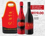 KWV Cafe Culture Choc Mousse & Pinotage Gift Pack-2x750ml
