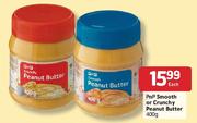 PnP Smooth or Crunchy Peanut Butter-400g Each