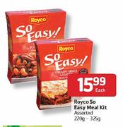 Royco So Easy Meal Kit Assorted-220g-325g Each
