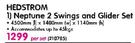 Neptune 2 Swings And Glider Set