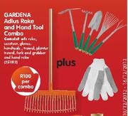 Gardenia Adlus Rake And Hand Tool Combo