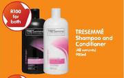 Tresemme Shampoo And Conditioner(All Variants)-900ml